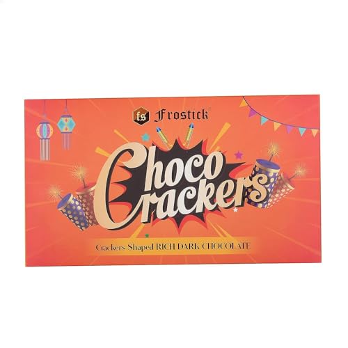 Frostick Gift Hamper Box Cracker Chocolate Diwali Gift Combo Firework Assorted Handmade Chocolate Box Corporate Diwali Gifts Options Diwali Special - 500gm