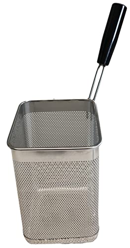 FBR0282 Panier à pâtisserie professionnel 1/6 gauche en acier inoxydable AISI 304 fabriqué en Italie