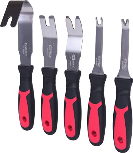 KS Tools 911.8190 230mm Panel Lever and Cutting Set (5 Pieces), durchsichtig