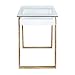 Poly and Bark Segovia Glass Top Desk in Natural (Natural)