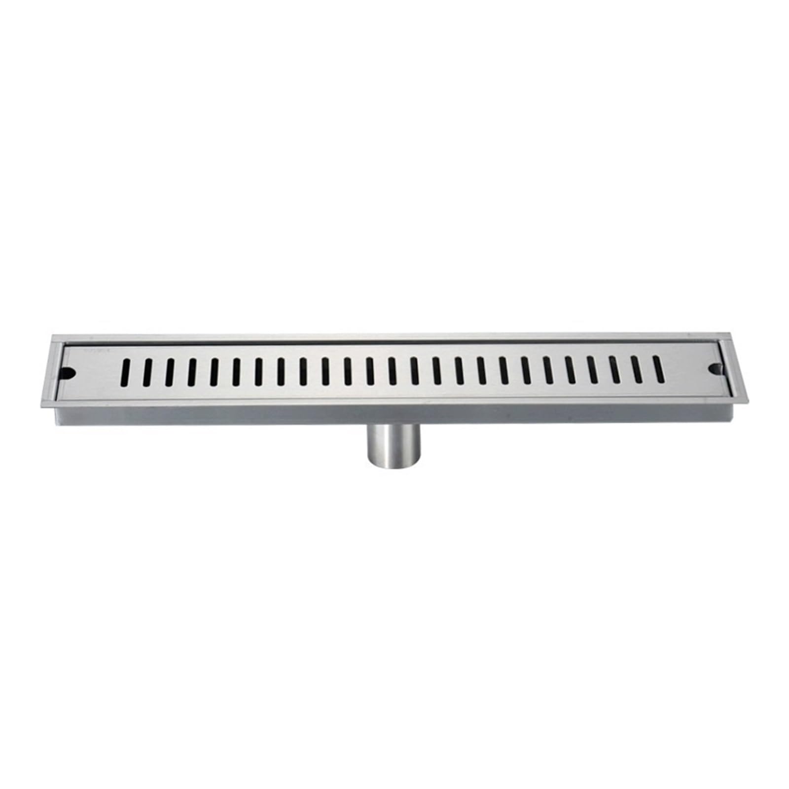 Wide Rectangular Linear Floor Drain, 304 Stainless Steel