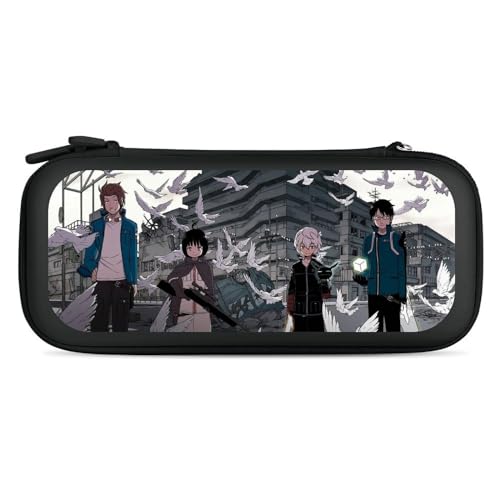 ���[���h�g���K�[ Switch �P�[�X ���[�P�[�X �X�C�b�` �P�[�X ���[�o�b�O �X�C�b�`���[�o�b�O �S�ʕی� �����^�ѕ֗� �Ռ��z�� �������[ 26.5x12x3.5cm Black-style