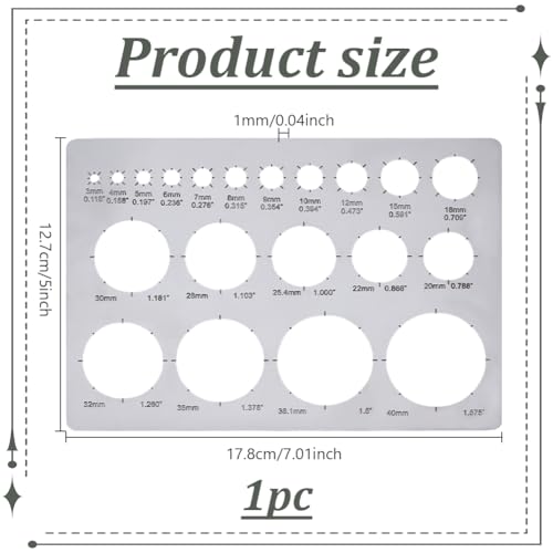 Outil pour sculpter et dessiner des cercles parfaits sans compas - 4