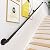 FlySkip Handrails for Indoor Stairs 4ft 2 Sections Galvanized Steel Pipe Stair Railing Non-Slip Wall Mount Hand Rail for Outdoor Indoor Stairs Porch Deck(4FT)