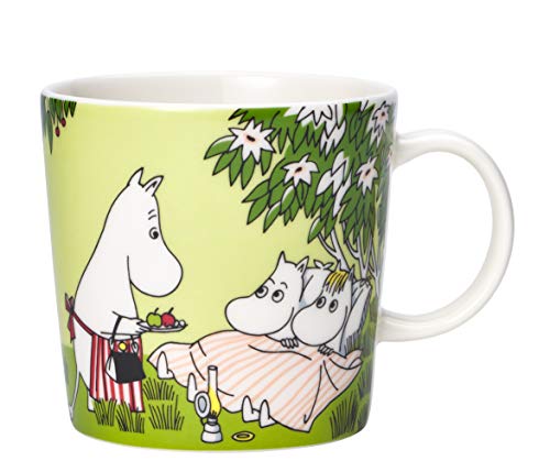 Arabia Moomin - Taza de porcelana (0,3 L), diseño con texto "Relaxing"