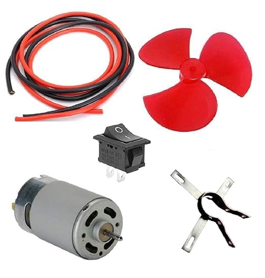 SP Electron 12V DC Fan kit (555 DC Motor + 6 inch Fan Blade + 1 mtr + Switch +Clamp) (B0D3RWSSTB) Amazon Price History, Amazon Price Tracker