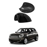 FYKLXI Rearview Mirror Cover for BMW Mini R60 Countryman 2010-2015, ABS Car Side Cap Exterior Auto Mirror Cover Replacement Parts,Glossy Black