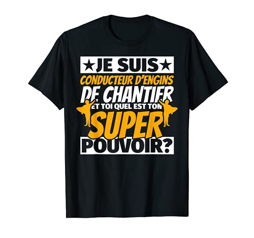 Conductor de maquinaria de obra, regalos divertidos Camiseta