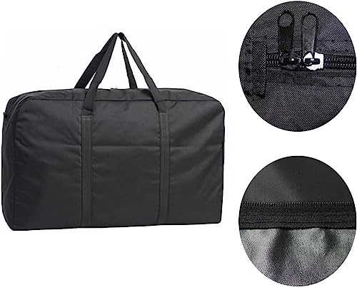 OARCO 180L Super Groß Aufbewahrungstasche XXL Belastbare Aufbewahrungstasche Tragetasche Mit Handgriff für Bettzeug Matratzenauflagen Decken Bettdecken and Kissen (100x55x33CM,180L)