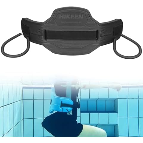 Swim Floating Belt,Water Aerobics Swimming Belt with Fixing Straps,Jogger Floatation Aid Buoyancy Belt for Swimming Pool Fitness and Fitness Workout Therapy （Plus Size） Cover