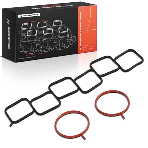 A-Premium Upper Fuel Injection Plenum Gasket Set Compatible with Infiniti Q50 2014-2018, QX50 2014-2017, Q60, G37, QX70, Q70, Q40, EX35, EX37, FX35, FX37, G35, M35, M35h, M37, Q70L & Nissan 370Z, 350Z