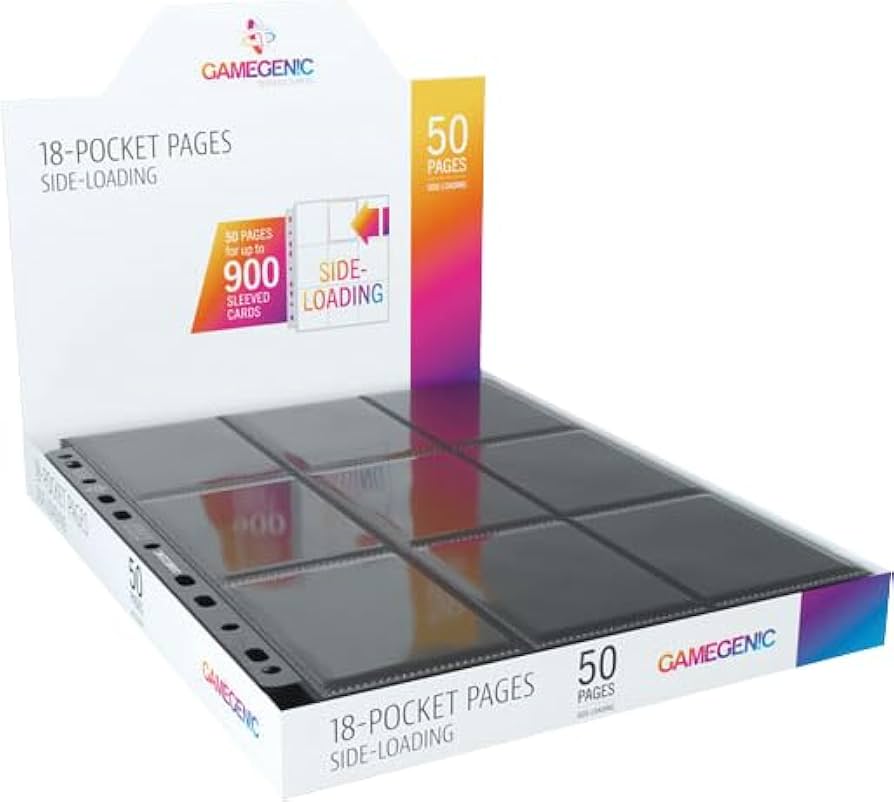 Amazon.com: Sideloading 18-Pocket Pages: 10 pg Black : Toys