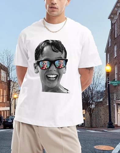 Jkahh Men The Movie Poster Sandlot Shirts Handmade T Shirt Retro Tops T Shirt Women Movie Fans Shirts White Fashion Cotton T-Shirts  thumb #2