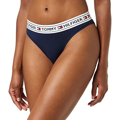 Tommy Hilfiger Damen Brazilian Bikinihose Blau (Navy Blazer 416), XS