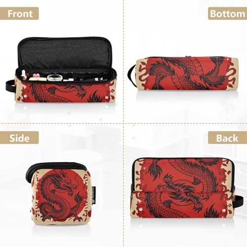 Organizador de herramientas para cabello 2 en 1 con tapete resistente al calor removible, estuche doble para planchas, rizadores y secadores, ideal para viajes miniatura 5