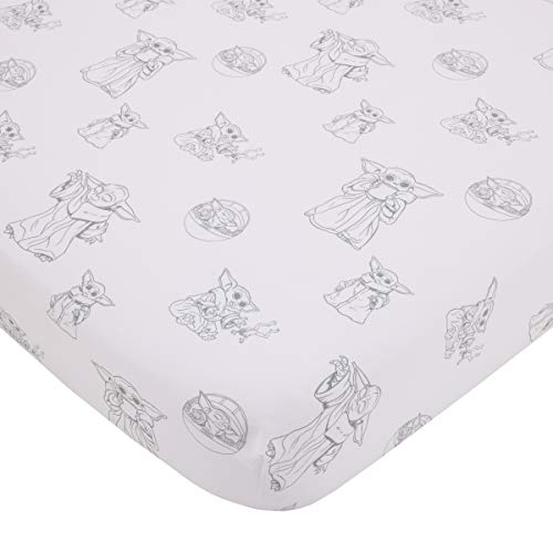 image for Disney Star Wars The Mandalorian The Child Green, Tan, White 4 Piece T