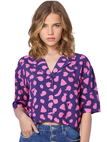 Image of ONLY Women's Regular Fit Collar Neck Shirt