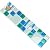 Glossy Glass Beachy Backsplash Tile Ice Crack Blue Mosaic Resin with Shell Startfish Bathroom Floor and Wall Tiles (Sample Swatch)