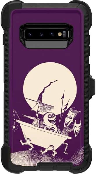 Skinit Decal Phone Skin Compatible with OtterBox Defender Galaxy S10 - Officially Licensed Disney The Nightmare Before Christmas Lock Shock and Barrel Art Design