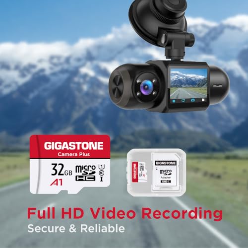Image of [Gigastone] Micro SD Card 32GB, Camera Plus, MicroSDHC Memory Card for Nintendo-Switch, Smartpone, Roku, Full HD Video Recording, UHS-I U1 A1 Class 10, up to 90MB /s, with SD Adapter