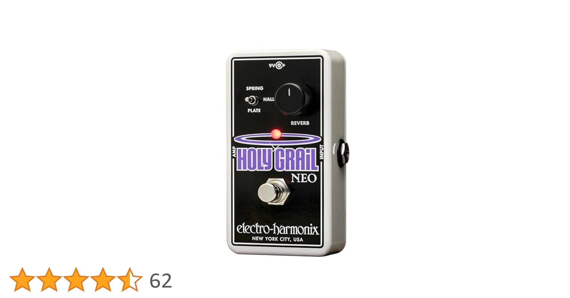 ホーリーグレイル エレクトロハーモニクス リバーブ 美品Holy Grail Amazon | electro-harmonix エレクトロハーモニクス