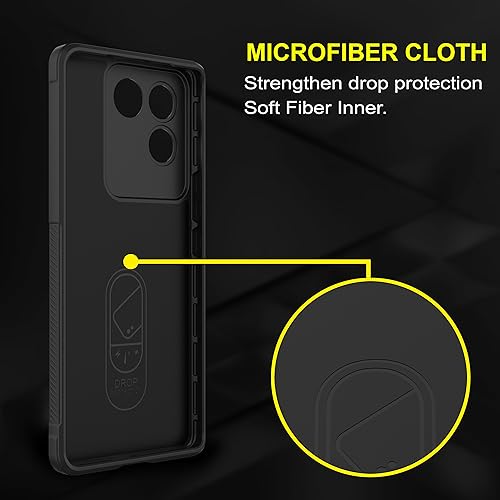 Image of Amazon Basics Back Case Cover for Vivo T2 Pro 5G (Silicone Black)