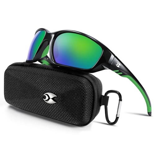 Image of suoso Sports Polarized Sunglasses for Men: Womens UV400 Protection Sun Glasses Wrap Around Goggles for Fishing Driving TR90