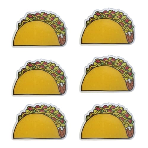 Image of 6 Pcs Taco Air Vent Clips, Fnuuy Taco Car Air Fresheners Vent Clips Car Diffuser Vent Clip Car Interior Decor Charm Car Decoration Cute Car Accessories for Women Girls
