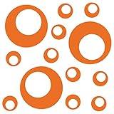 MATERIAL: Die von uns verwendete Premiumfolie ist hauchdünn, langlebig, wasserfest, 100% UV-beständig und kinderleicht montierbar. Die Aufkleber sind freistehend, ohne störende weiße oder durchsichtige Ränder.