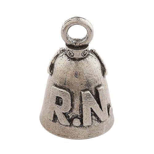 Image of Guardian Bell Good Luck Bell w /Keyring & Black Velvet Bag | Motorcycle Bell | Lead-Free Pewter | Made in USA