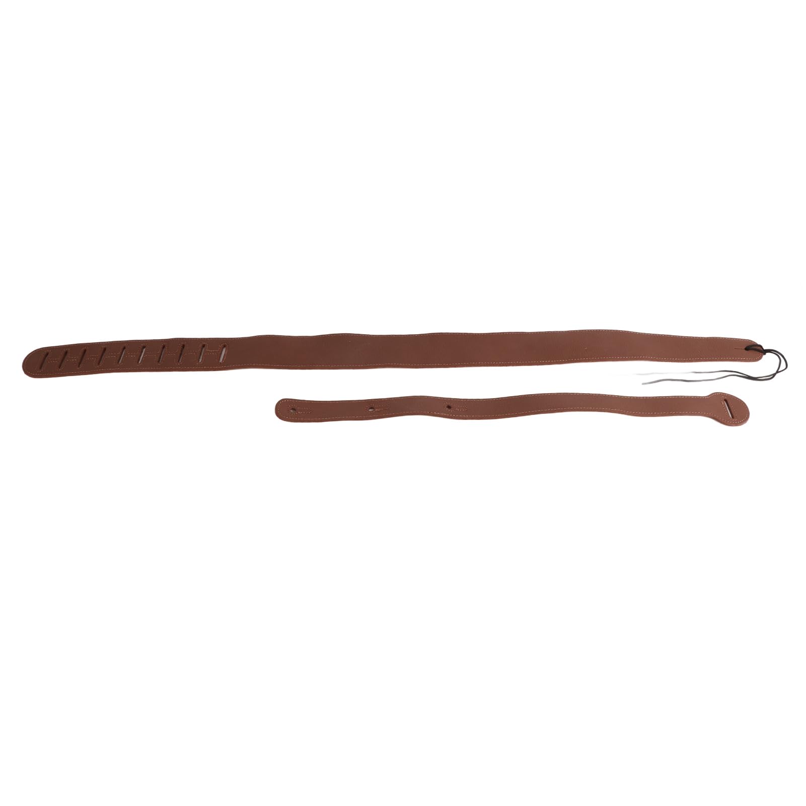 Gitarrengurt für E-Bass, verstellbares weiches Lederpolster mit Verbindungsgurt GS-07