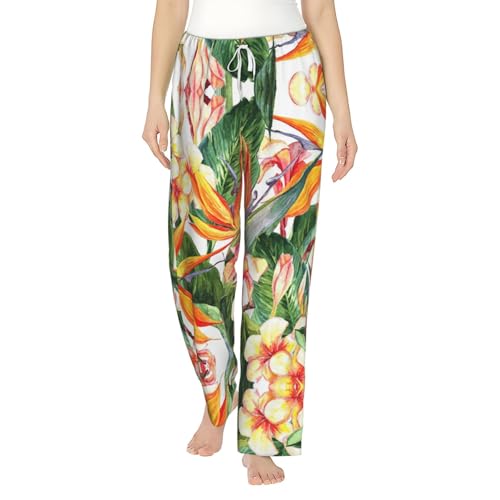 Pantalon de pyjama à jambes larges idéal pour les soirées cocooning en couple