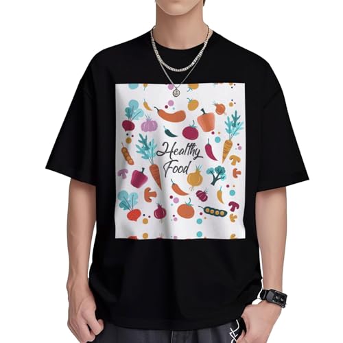T-shirt coton frais homme coupe droite col rond fini les tissus lourds qui collent