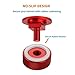 Welding Hood Fasteners, Aluminum Alloy Welding Hood Helmet Pipeliner Fasteners with Non-Slip Silicone Washer, Durable Welding Hood Accessories, Red