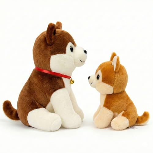 Image of Tabitha Stuffed Toys-Ultra Soft Plush Toy for Kids | Birthday Gifts for Kids and Girls | (Combo of 2 Toys 35 Cm Brown Dog & 25 Cm Sandal Cat)