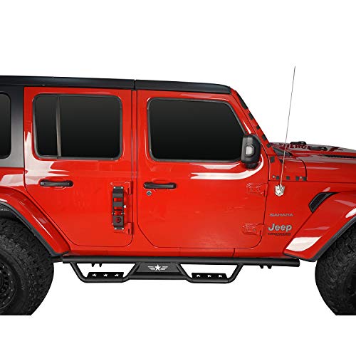 Estribos laterales de acero para Jeep Wrangler JL 2018-2026 miniatura 4