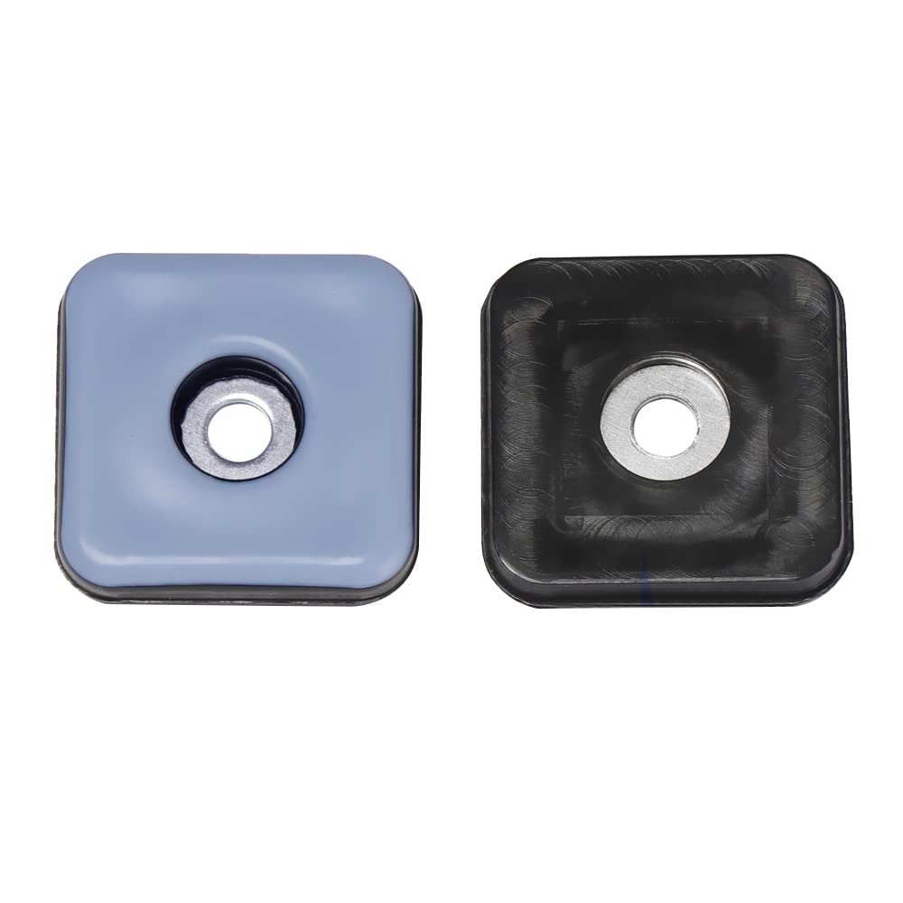 24 Feltrini In Teflon Con Viti – Perfetti Per Mobili Pesanti, Scivolano Silenziosi E Proteggono Pavimenti E Sedie (25×25×7 Mm)