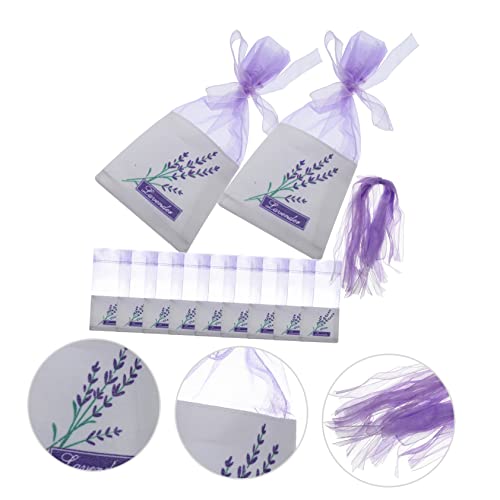 30 bolsas de saquillos de lavanda con impresión floral ligera miniatura 7