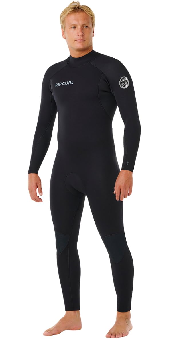 Rip Curl 2026 Uomo Trad 3/2mm Flatlock Back Zip Muta 18EMFS - Black