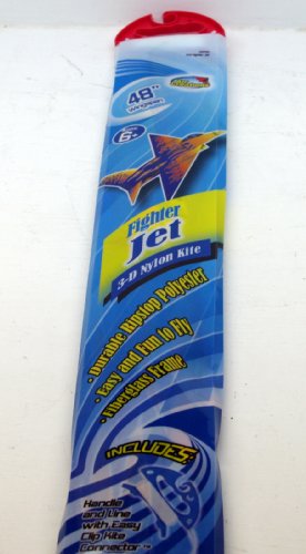 Air Creations Fighter Jet 3-D Nylon Kite 48" Wingspan
