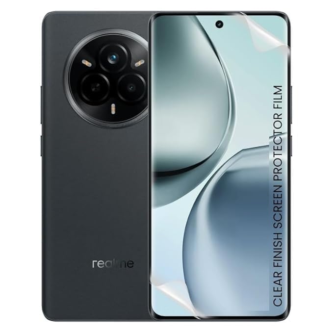 Image of BLACKSHEEP Matte Screen Protector for Realme 14 Pro | Realme 14 Pro Plus (Pack of 1) Membrane Case Friendly Full Edge to Edge Screen Coverage & Installation Kit