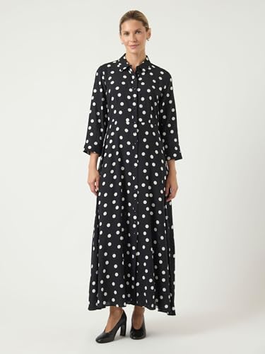 Robe chemise longue YAS fluide infroissable silhouette sublimée - 5