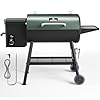 Pellet Smoker Grill Combo 565 SQIN Cooking Area with PID Temperature Control 180 450F Electric BBQ Meat Grills Smokers Patio Backyard for Roast Outdoor