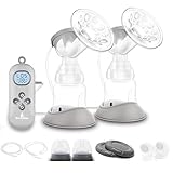 Primo Passi - Double Electric Breast Pump Portable | Small Easy to Carry | Rechargeable Battery Breastpump | Saca Leche