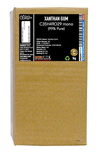 Cero XANTHAN GUM | 99% Pure [C35H49O29] CAS: 11138-66-2, 5 kg (B081CVJ52W) Amazon Price History, Amazon Price Tracker