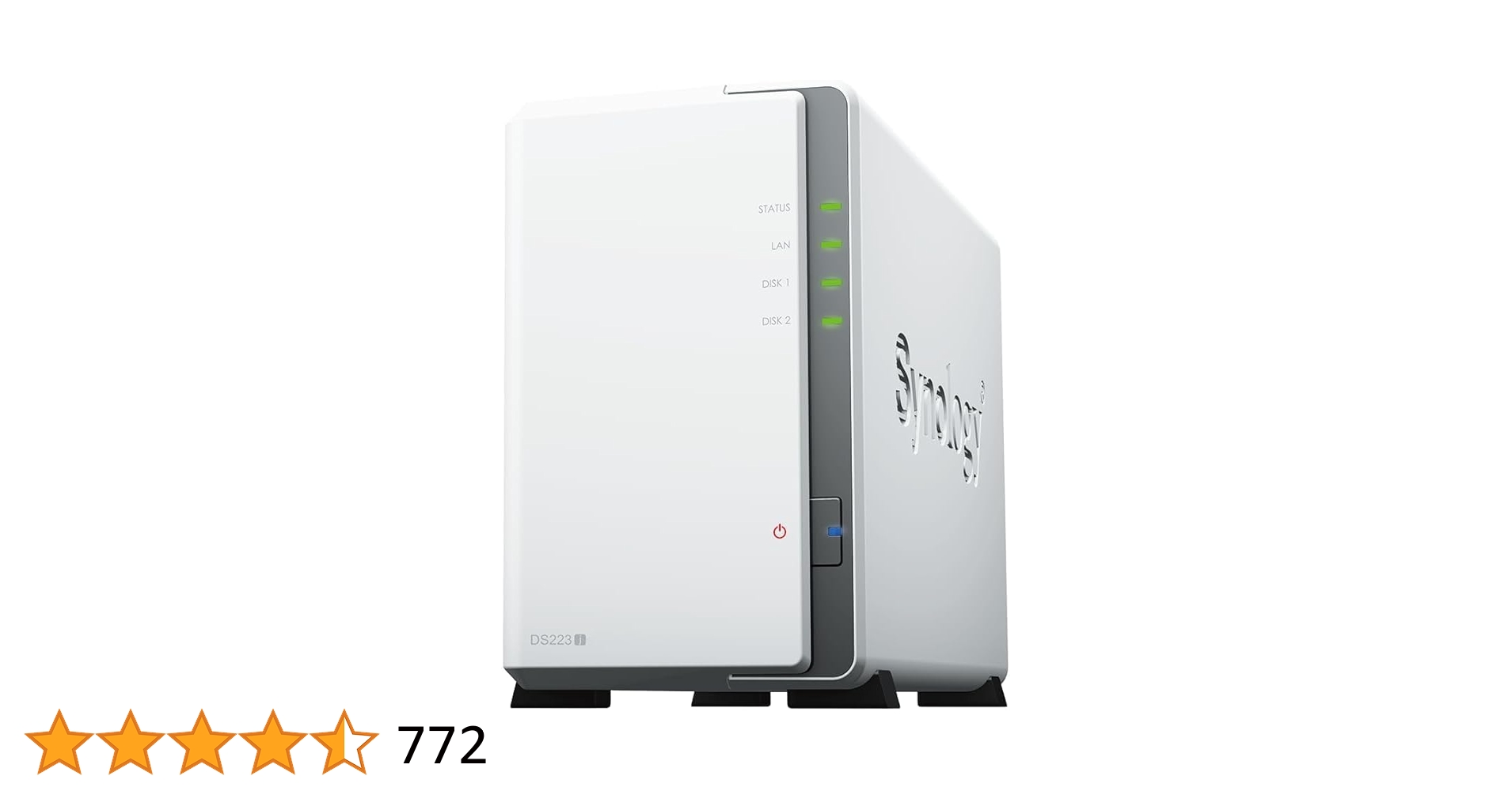 Synology NASキット 2ベイ DS223j/G【ガイドブック付】 Amazon