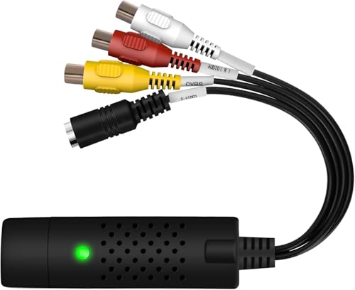Image of USB Audio Video Capture Converter - VHS to Digital for Windows, DVD, Camcorders, VCR