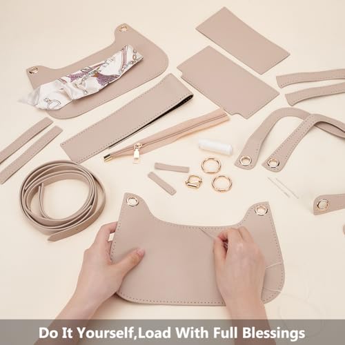 WADORN PU Leather Underarm Bag Making Kits - Image 3