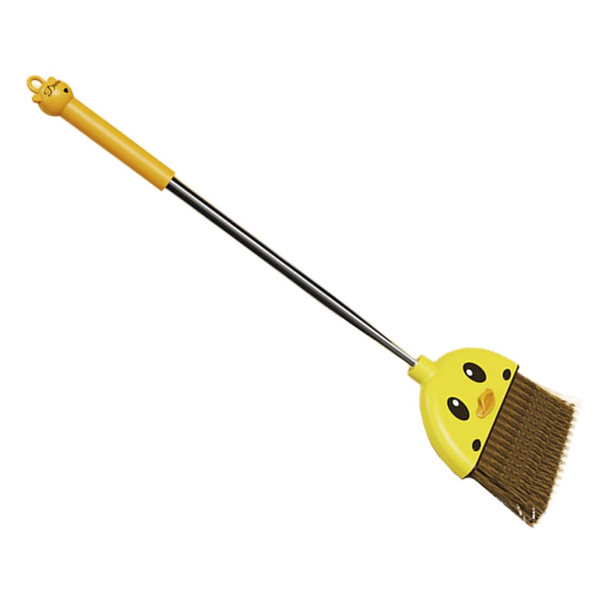MAGICLULU Cartoon Broom for Lightweight Housekeeping Helper Safe and Pet Material Promotes Parent Bonding for Learning Cleanup Skills