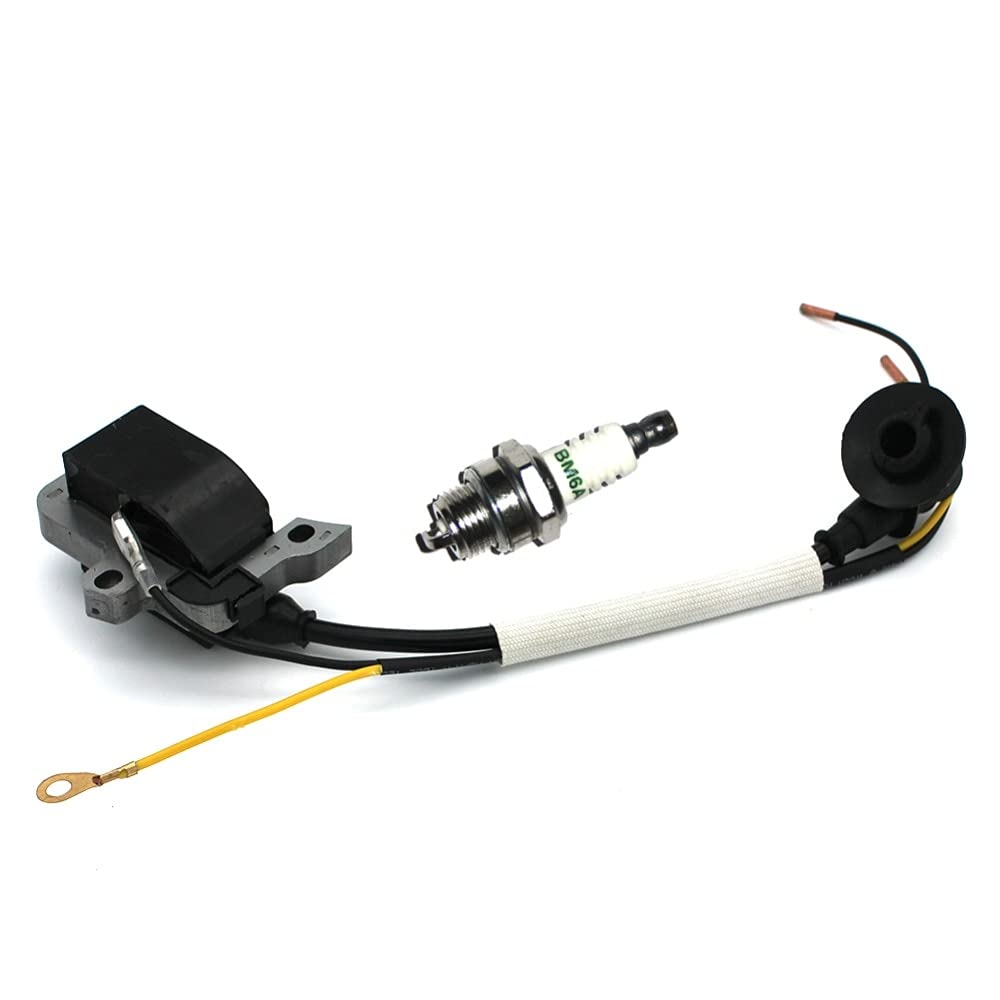Módulo de Bobina de Encendido bujía BM6A para Stihl MS461 Motosierra Motor Magneto Piezas de Repuesto OEM # 1128400 1313 A (Color : Black)